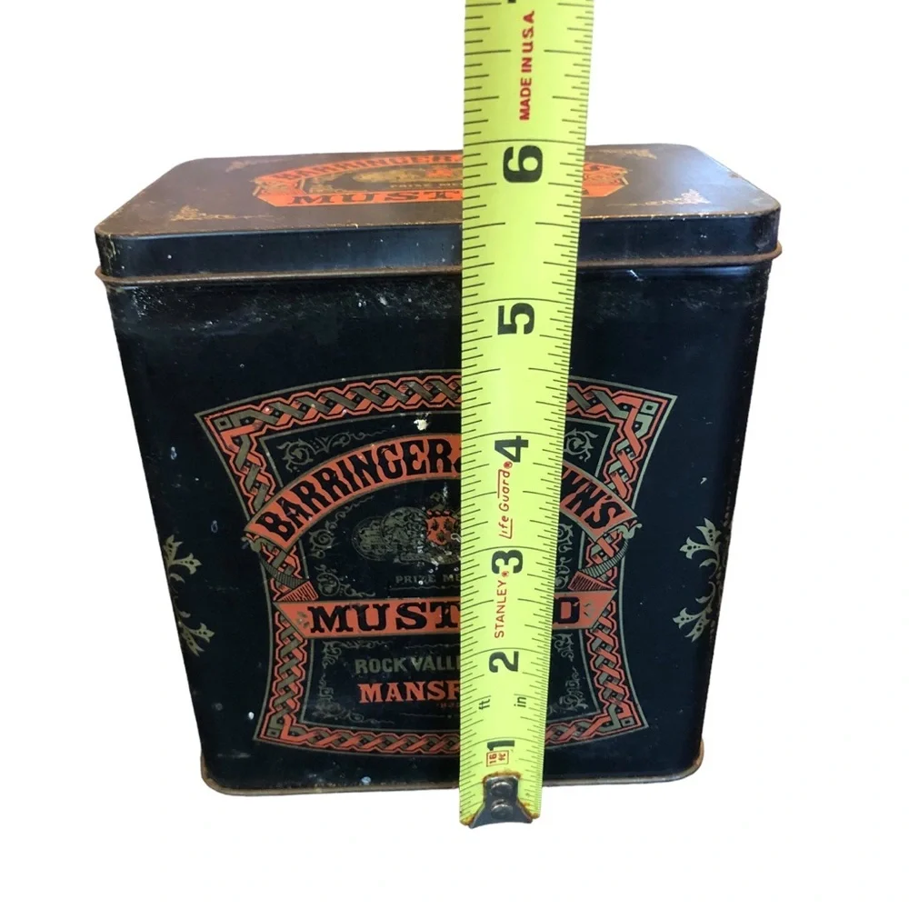 Vintage Barringer & Browns Mustard Tin